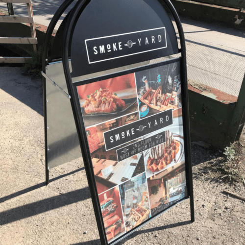 Menu Pavement Sign Pavement sign, A-Boards | Restaurant Menus & Shops | Oldham